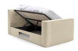 Argos Home Jakob Kingsize TV Ottoman Bed Frame - Natural - thumbnail 2