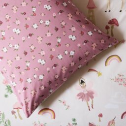 Argos Home Unicorn Storybook White Kids Bedding Set - Single - thumbnail 2