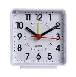 Argos Home Analogue Alarm Clock - White - thumbnail 1