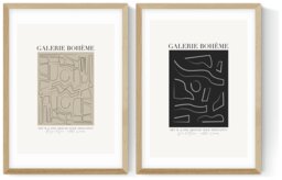 East End Prints Galerie Boheme Oak Frame Art Print  - A3 - thumbnail 2