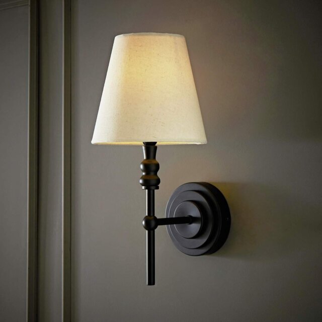 ValueLights Maggie Metal Wall Light - Black - image 1