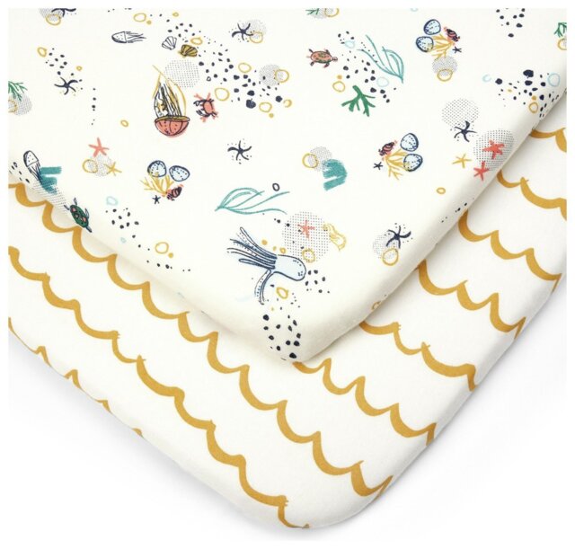 Tutti Bambini Cozee Crib 2pk Fitted Sheets Our Planet - image 1