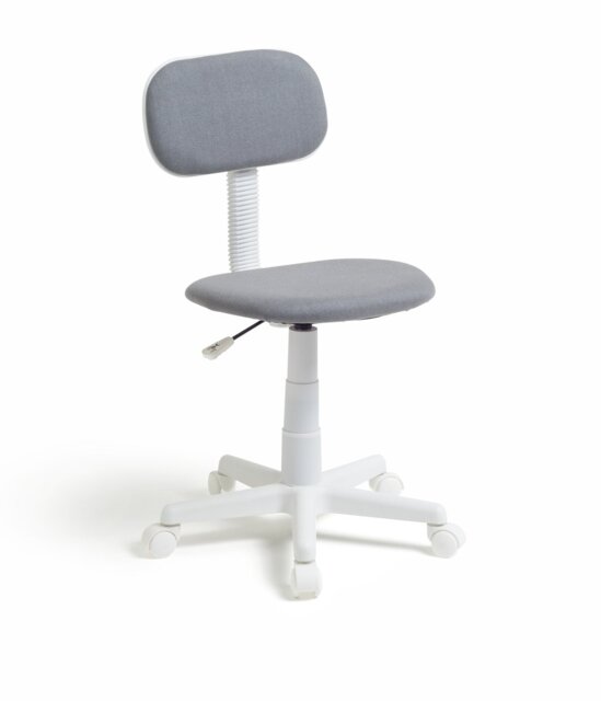 Argos Home Fabric Office Chair - Grey - image 1