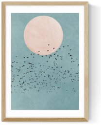 East End Prints Fly Away Oak Frame Art Print - A2 - thumbnail 2