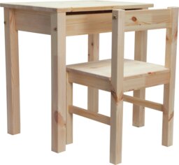 Argos Home Kids Scandinavia Desk & Chair - Pine - thumbnail 1