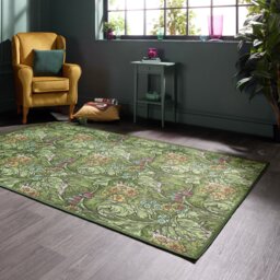 Laurence Llewelyn Bowen Hedgerovia Green Flatweave Rug - 152x230cm - thumbnail 1