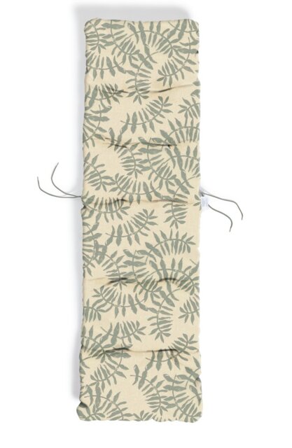 Argos Home Lino Leaf Garden Chair Cushion - Green - image 1