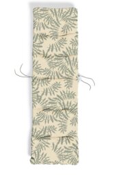 Argos Home Lino Leaf Garden Chair Cushion - Green - thumbnail 1