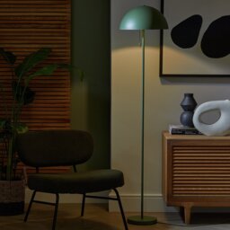 Habitat Modern Mushroom Floor Lamp - Green - thumbnail 2