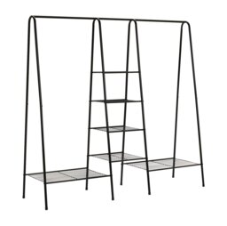 Argos Home Kevin Triple Clothes Rail - Black
