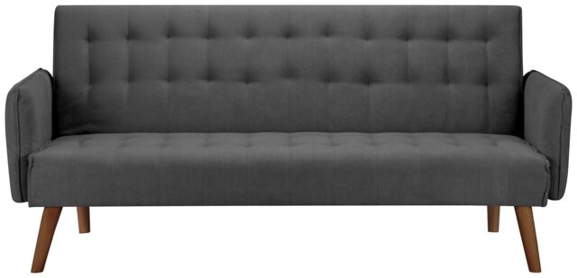 Birlea Hudson Fabric 2 Seater Clic Clac Sofa Bed - Charcoal - image 1