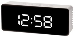 Acctim Medina Digital LED Alarm Clock - White - thumbnail 1