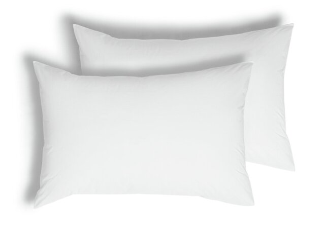 Habitat Cotton Lyocell Standard Pillowcase Pair - White - image 1