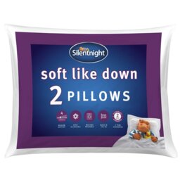 Silentnight Soft Like Down Pillow - 2 Pack