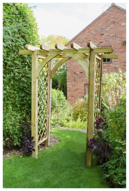 Forest Garden Ultima Pergola Arch with 2 Side Panels - image 1