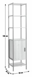 Argos Home Loft Living Tall Boy - Oak - thumbnail 2