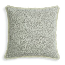 Habitat Boucle Fringe Cushion - Ivory - 43x43cm - thumbnail 2