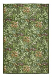 Laurence Llewelyn Bowen Hedgerovia Green Flatweave Rug - 120x170cm - thumbnail 2