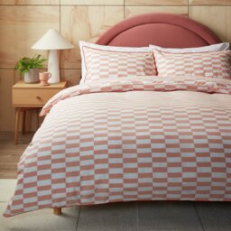 Habitat Cotton Tile Print with Piping Bedding Set - Single - thumbnail 1