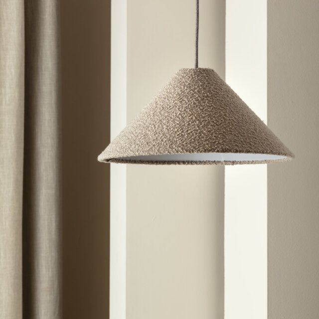 Habitat Cone Taper Natural Easy Fit Lampshade - 40cm - image 1