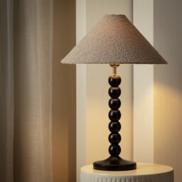 Habitat Cone Taper Natural Easy Fit Lampshade - 40cm - thumbnail 2