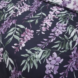 Catherine Lansfield Wisteria Purple Bedding Set - Double - thumbnail 2