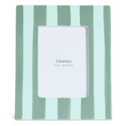 """Habitat Stripe Green Picture Frame - 5x7""""""" - thumbnail 2