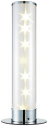 Glow Kids Galaxy LED Cylinder Table Lamp - White - thumbnail 2