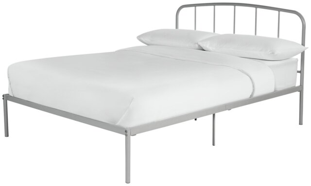 Argos Home Freja Small Double Metal Bed Frame - Silver - image 1