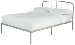 Argos Home Freja Small Double Metal Bed Frame - Silver - thumbnail 2