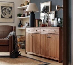 Habitat Denver 4 Door 2 Drawer Sideboard - Pine - thumbnail 2
