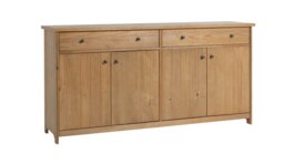Habitat Denver 4 Door 2 Drawer Sideboard - Pine - thumbnail 1