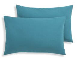 Habitat Cotton Rich 180 TC Standard Pillowcase Pair - Petrol - thumbnail 2