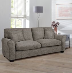 Argos Home Taylor Fabric Chair & 3 Seater Sofa - Grey - thumbnail 2