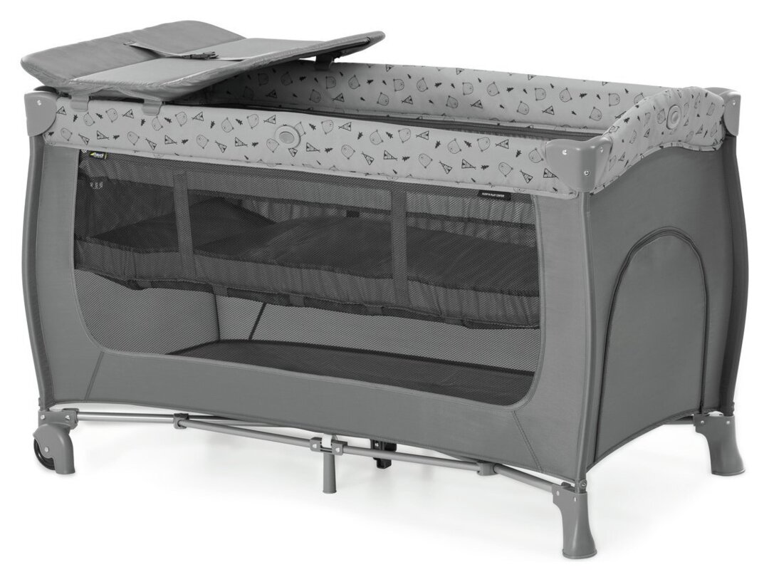 Hauck Nordic Grey Travel Cot by Argos