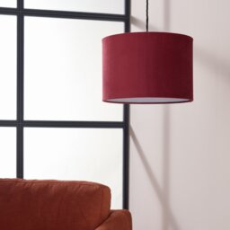 Habitat Red Velvet Easy Fit Lampshade - 30cm - thumbnail 2