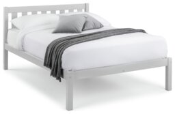 Julian Bowen Luna Single Wooden Bed  Frame - Grey - thumbnail 2