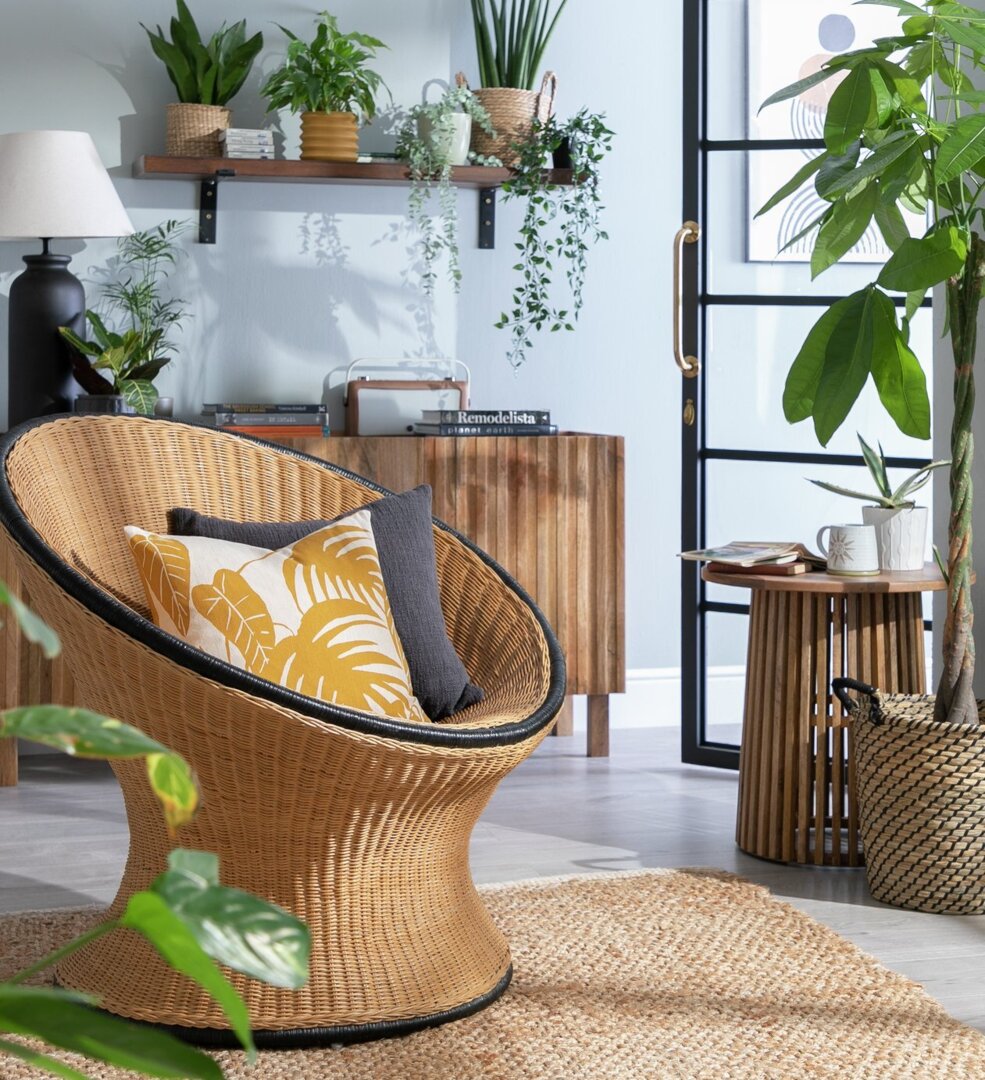 Habitat Wicker Barrel Bistro Set Basket Chairs Argos