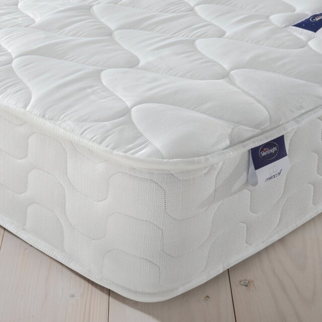 Silentnight Travis Miracoil Microquilt Mattress-Small Double - image 1