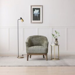 Kyoto Harriet Fabric Tub Chair - Olive