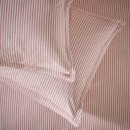 Habitat Cotton Oxford Edge Stripe Blush Bedding Set - Double - thumbnail 2