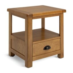 Argos Home Kent 1 Drawer Side Table - Natural