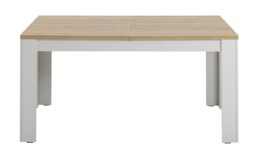 Argos Home Preston Extending Dining Table - Grey & Oak - thumbnail 2