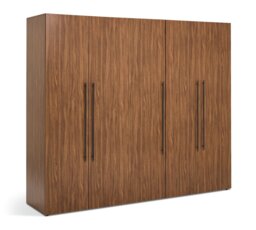 Habitat Atlas 5 Door Wardrobe - Walnut - thumbnail 2