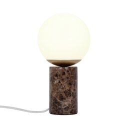 Nordlux Lilly Marble LED Table Lamp - Brown - thumbnail 2