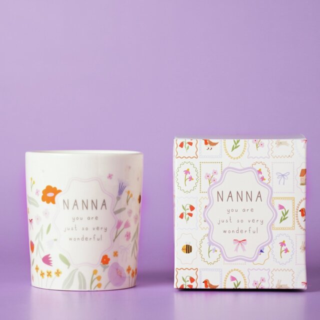 Widdop Love Life Ceramic Message Candle 190G - Nanna - image 1