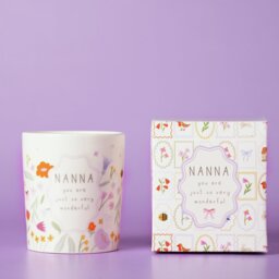 Widdop Love Life Ceramic Message Candle 190G - Nanna - thumbnail 1