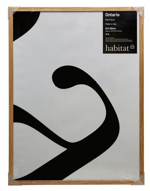 Habitat Ontario Oak Wooden Picture Frame - 60x80cm - image 1