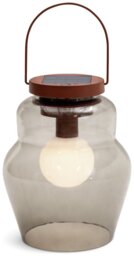 Habitat Solar Smoked Glass Hanging Light - Pack of 2 - thumbnail 2