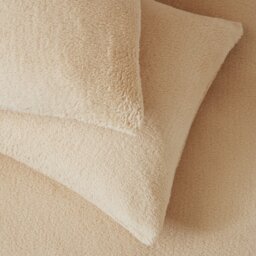 Argos Home Teddy Fleece Cream Bedding Set - Double - thumbnail 2
